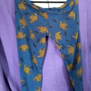 Lularoe leggings( Bears in the woods)